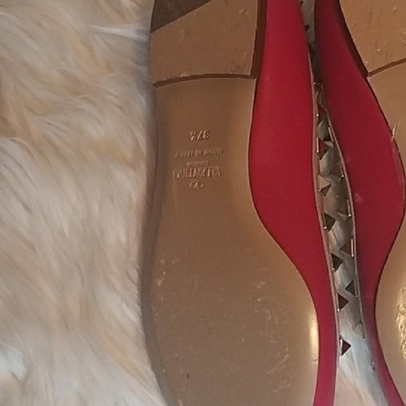 Valentino "Rockstud" 2017 Pink Flats - Picture 6 of 6